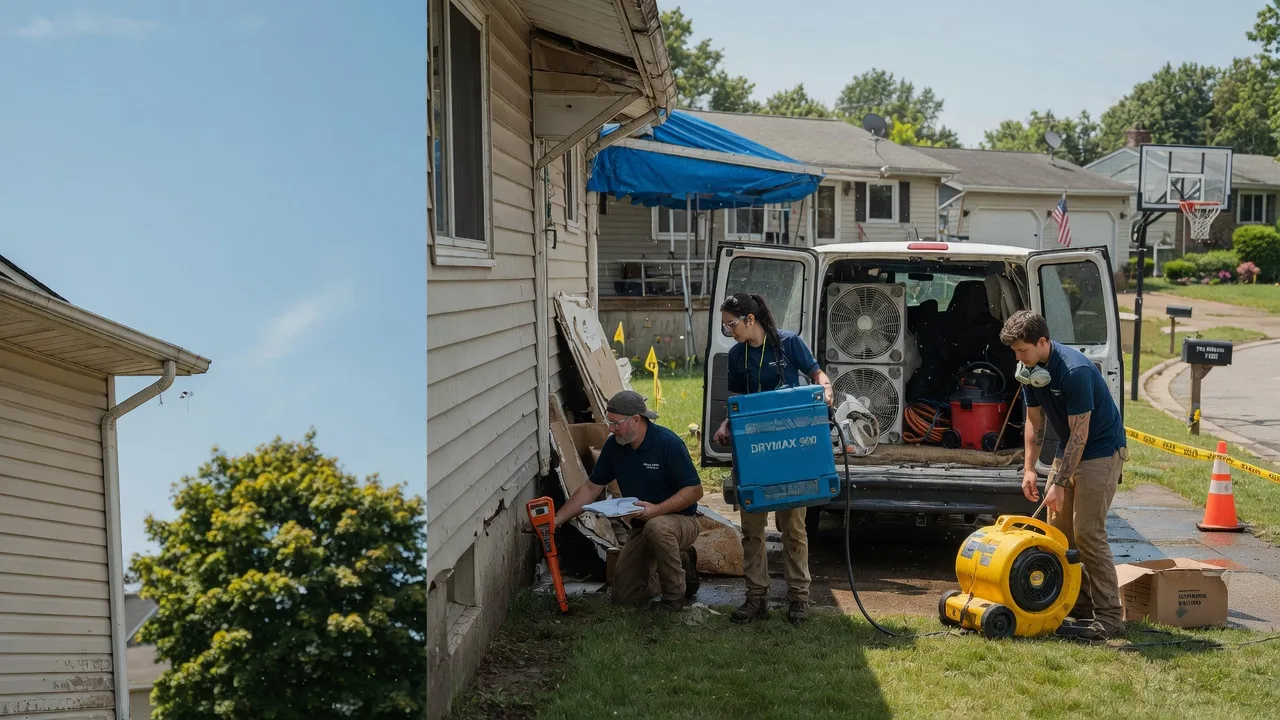 Ceiling Leak Cleanup in Montrose, IL near me